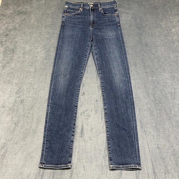 Citizens Of Humanity Denim - Citizens of Humanity Harlow Jeans Womens 27x30 Blue Denim High Rise Slim Fit
